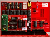 NKC-Computer (1984) hier ein Nachbau von 2017.  Entwickler des Computers war  Rolf-Dieter Klein, begleitet wurde das Selbstbauprojekt für den Computer durch  Schulfunksendungen in der ARD. Prozessor: Z80.